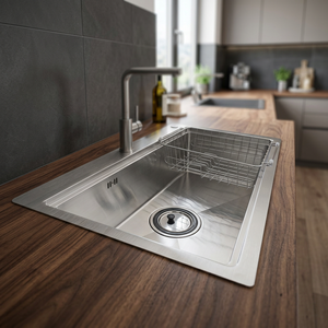 Best Selling Stainless Steel Single Bowl <b>Kitchen</b> <b>Sink</b> Modern Minimalist Design Large <b>Kitchen</b> <b>Sink</b> - Product Image 1