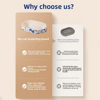 Lit-griffoir pour chat en carton ondulé épais et durable de qualité supérieure, sans formaldéhyde, design rond, pour usage intérieur