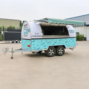Hot Selling Stainless Steel <strong>Food</strong> Truck Mobile <strong>Fast</strong> <strong>Food</strong> Restaurant and Hot Dog <strong>Stand</strong> Vending Cart &amp; <strong>Food</strong> Trolley - Product Image 1