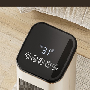 Calentador Eléctrico de Torre Metálico de 2000W, Protección Contra Sobrecalentamiento, Portátil, Cerámica PTC, Temporizador de 12 Horas, Control Táctil, Llama 3D - Product Image 4