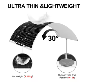 Panneaux solaires flexibles pour voiture/bateau 100w 200w 300w 400w 1000w - Product Image 4