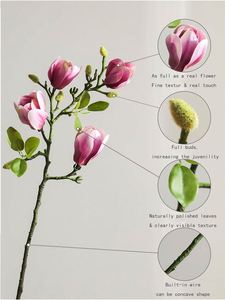 Wholesale Real Touch Faux Tulip <b>Artificial</b> <b>Flower</b> <b>Arrangement</b> Low MOQ High End Handmade High Simulation Free Thanksgiving - Product Image 2