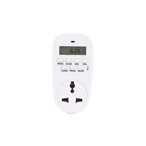 BXST Electronic Digital Timer Switch multi-function Plug Programmable Timing Socket