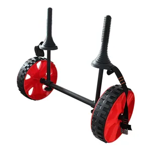 स्टील कैनो बोट ट्रॉली वाहक भारी ड्यूटी समुद्र तट पर खनायक ट्रॉली - Product Image 1