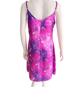 Chemise de nuit en satin personnalisée pyjamas pour femmes vêtements du zodiaque vêtements de nuit d'été robe de nuit sexy pour dames - Product Image 4