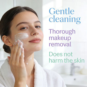 Crème démaquillante OEM/ODM, formule aux acides aminés et vitamine E, protecteur cutané non desséchant, nettoyant doux et efficace, personnalisable - Product Image 2