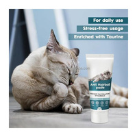 Pâte laxative OEM pour chats contre les boules de poils, pour l'élimination des boules de poils, l'entretien de la flore intestinale, gel pour la santé digestive des chatons, 120g