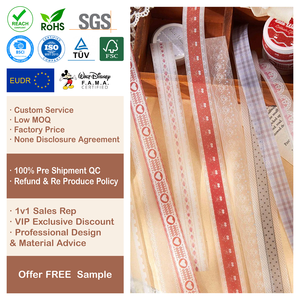 Ruban Washi Prédécoupé sur Mesure avec Film Irisé pour Chaîne de Magasins de Cadeaux (OEM) - Product Image 1