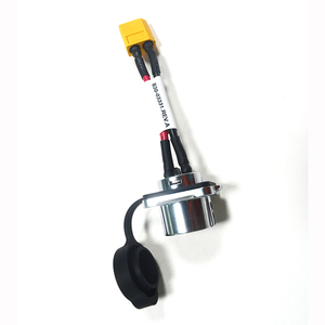 Kustom XT 60 kabel konektor daya wanita kawat Harness <span class=keywords><strong>2</strong></span> Pin penerbangan logam dengan isolasi PVC untuk aplikasi elektronik - Product Image 1