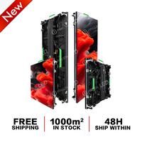 Conexión dura inalámbrica 500x1000mm gabinetes LED P2.6 P2.9 P3.91 fundición a presión aluminio Club Led pantalla Dj cabina pantalla LED