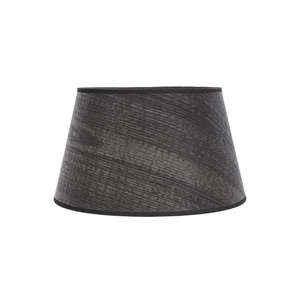 Paralume E27, legno nero, dimensioni 35x25x20 cm, design conico aperto, ideale per illuminazione decorativa e - Product Image 1