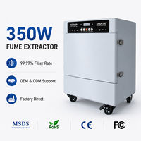 Extracteur de fumée NOKOO FES350P 350W, débit d'air 410m³/h, filtre 5 couches pour soudage laser, OEM ODM personnalisé, directement de l'usine