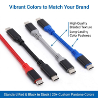 Cable USB C Largo de 5M, 240W, PD3.1, con Trenzado de Nailon, E-Marker, 48V 5A, 20Gbps, 1M, para Transferencia de Datos en Dispositivos de Alto Rendimiento