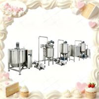 Machine à mélanger automatique ORME pour la production de crème, de pâte à gâteau et de guimauves, avec fonction d'aération continue pour la crème.