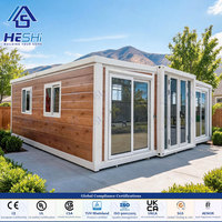Maison modulaire préfabriquée extensible AISC 360 Frame Design 30Ft 40Ft, 4 chambres, mobile, portable et relocalisable