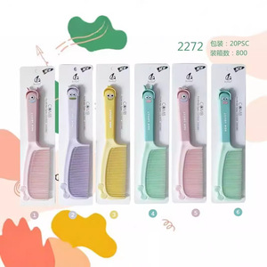 <b>Cute</b> Cartoon <b>Bear</b> Hair Comb Resin Anti Static Massage Comb For Students And Daily Use - Product Image 2