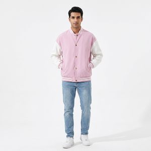 Adjustable rate Men Varsity <b>Jacket</b> Anti Wrinkle high Quality breathable lightweight varsity <b>Jacket</b> for man with Fully Customized - Product Image 1