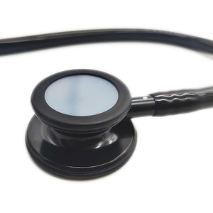 Stéthoscope médical New Asia, noir, acier inoxydable, diaphragme HM-400PDH, manuel pour médecins - Product Image 5