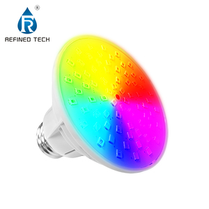 120V 6W RGB couleur changeante <span class=keywords><strong>LED</strong></span> piscine Spa lumière utiliser E26 <span class=keywords><strong>ampoule</strong></span> de remplacement pour Pentair haywade Spa luminaire - Product Image 1