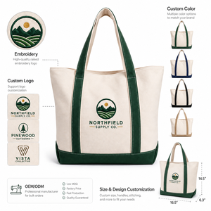 <span class=keywords><strong>Bolsa</strong></span> de Compras Personalizada con Logotipo, Ecológica, Sostenible, de Lona de Algodón Orgánico Reciclado - Product Image 2