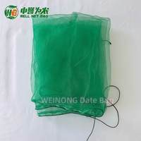 Sacs en filet pour palmiers à dattes, résistants aux UV, en HDPE robuste, maille Leno haute résistance, ventilés, avec cordon de serrage, pour la protection des fruits