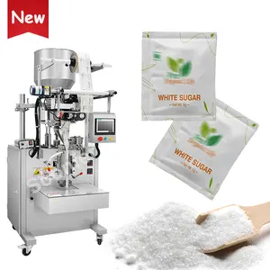 Máquina de embalagem vertical de granulado de açúcar de alimentos de alta velocidade máquina de embalagem de sachês de açúcar totalmente automática