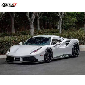 ชุดแต่งคาร์บอนไฟเบอร์แบบแห้งขนาดเล็กสไตล์ Vors สำหรับ <span class=keywords><strong>Ferrari</strong></span> <span class=keywords><strong>488</strong></span> <span class=keywords><strong>GTB</strong></span> Spider ปี <span class=keywords><strong>2015</strong></span>+ อุปกรณ์ตกแต่งรถยนต์ - Product Image 2