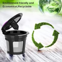 4 packs de filtres à café réutilisables en acier inoxydable pour les machines Keurig 1.0 ou 2.0