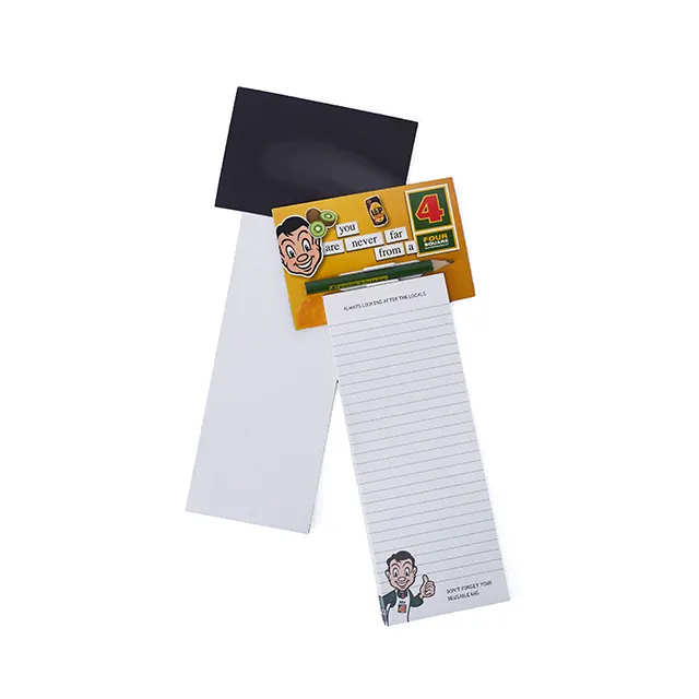 Décoration de la maison bloc-notes magnétique pour réfrigérateur personnalisé calendrier scolaire liste de courses réfrigérateur aimant collant