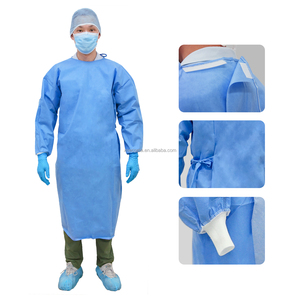 Blouses chirurgicales à <span class=keywords><strong>usage</strong></span> <span class=keywords><strong>unique</strong></span>, vêtements de protection médicaux jetables de haute qualité certifiés CE pour les professionnels de la santé - Product Image 1