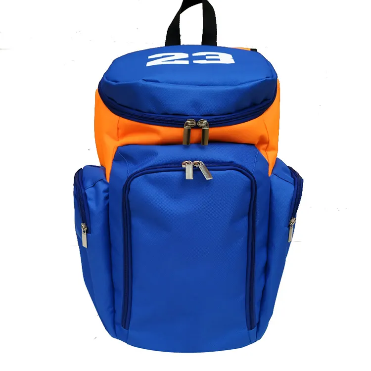 suppliers customizable blue black men usa canvas sport basketball backpack stylish women waterproof sport bag backpack 2023
