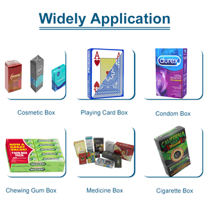 Hoàn toàn tự động nước hoa hộp overwrapping Máy Giấy bóng kính Máy Bao bì hộp mỹ phẩm 3D trong suốt phim máy đóng gói - Product Image 5