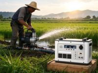 OEM1200W1500W Stasiun Daya Portabel 1010Wh Generator Tenaga Surya Gelombang Sinus Murni untuk Berkemah di Luar Ruangan, Perjalanan RV, Rumah Tangga, Cadangan 220V