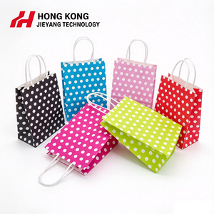 Bolsas de Regalo de Papel Kraft Personalizadas con Asas para Fiestas Navideñas, con Logotipo Personalizado - Product Image 1