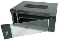 Armoire de serveur réseau en acier murale 4U de 19 pouces