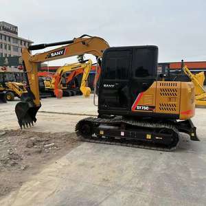 Excellente pelle hydraulique Sany 75 d'occasion, modèle 2022, avec moteur, pompe et engrenages - Matériel de construction à bas prix à vendre - Product Image 1