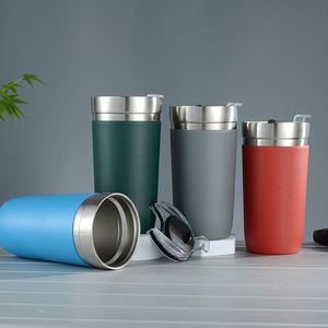 Custom Logo 16Oz Double Wall Stainless Steel Beer Cup 450Ml Stainless Steel Insulated Cup <b>Drum</b> Double Wall - Product Image 6
