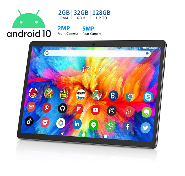 Custom 10 Inch Android Tablet PC with Android 10 2+32GB 1280*800 IPS Screen WiFi Manufactured by Allwinner for Business Use