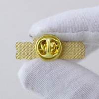 Badge personnalisé en métal moulé sous pression 3D avec nom et initiales gravées