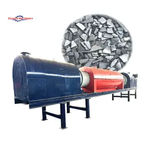 Hot Air Flow Continuous Rotary Biochar Pyrolysis Carbonization Stove Bio Carbon Charring Furnace