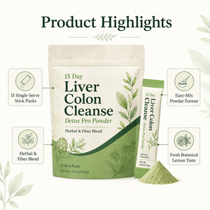 High Quality High-Protein Gluten-Free Natural 15-Day Colon Cleanse Detox Instant Powder for Adults Not Pregnant Women Supporting - Product Image 4