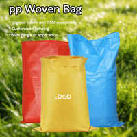 Sac tissé en PP vierge de qualité alimentaire 50 kg, robuste, laminé BOPP, imprimé sur mesure pour l'emballage du riz et des céréales