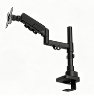 Support de bureau pour écran d'ordinateur à fixation par pince, entièrement articulé, robuste, grande capacité de charge, compatible VESA