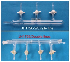 3, 4, 5 6 Cổng Phòng Thí Nghiệm Sử Dụng Duy Nhất Đường Kính Khí Chân Không Đa Dạng Schlenk Phù Hợp Với PTFE Khóa Vòi - Product Image 5