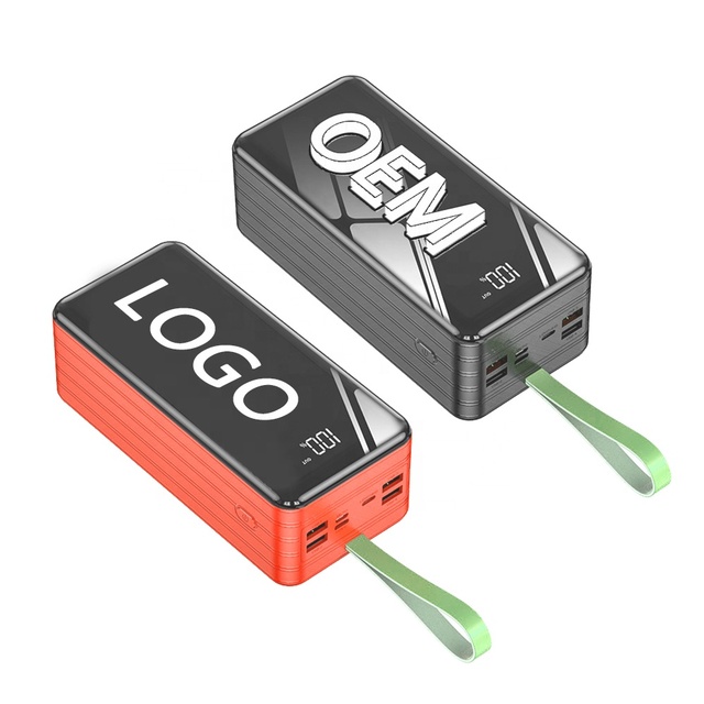 100W Pd Rohs Outdoor Fast Charging 60000Mah 100000Mah Power Bank 100000 Mah Travel Portable Powerbank With Led Digital Display