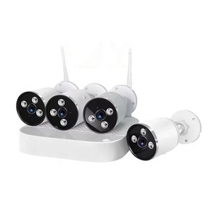 Casa vigilância <span class=keywords><strong>cctv</strong></span> sistema sem fio 4ch tuya, inteligente wifi nvr kit externo 3mp 4 canais sem fio câmera de segurança - Product Image 3