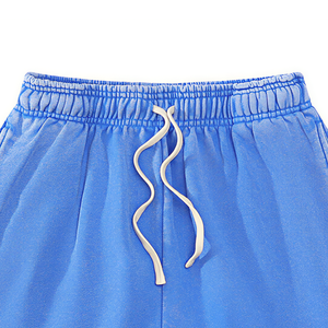 Shorts en molleton bouclette ciré décontractés pour le quotidien, pour la gym, le running, pour garçons, hommes et femmes, incluant des modèles essentiels et des robes courtes de sport - Product Image 4