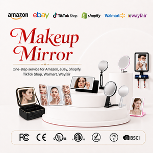 <span class=keywords><strong>Miroir</strong></span> Cosmétique <span class=keywords><strong>Grossissant</strong></span> Mural LED MoonlitGlow, Grossissement 10X 20X 30X 40X, 3 Ventouses, Rechargeable, Idéal Voyage - Vente en Gros Usine - Product Image 2