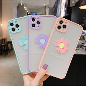 Moskado — coque de téléphone à motif de fleurs, étui arrière mat transparent pour iPhone 11 <span class=keywords><strong>Pro</strong></span> Max X XR XS Max 7 8 Plus SE <span class=keywords><strong>2020</strong></span> - Product Image 1