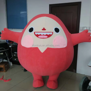 Профессиональный надувной красный персиковый талисман, 1 шт. - Product Image 4